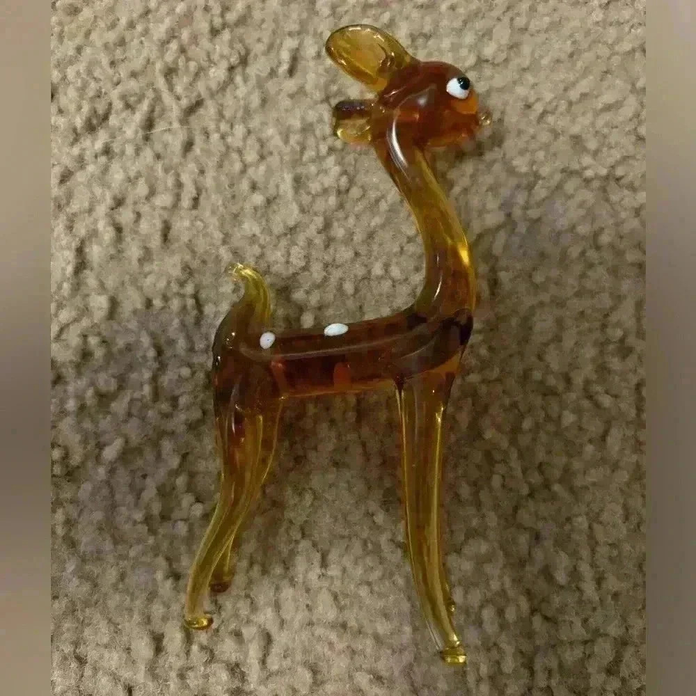 Horse And Deer Glass Figurines  - Picture 8 of 16